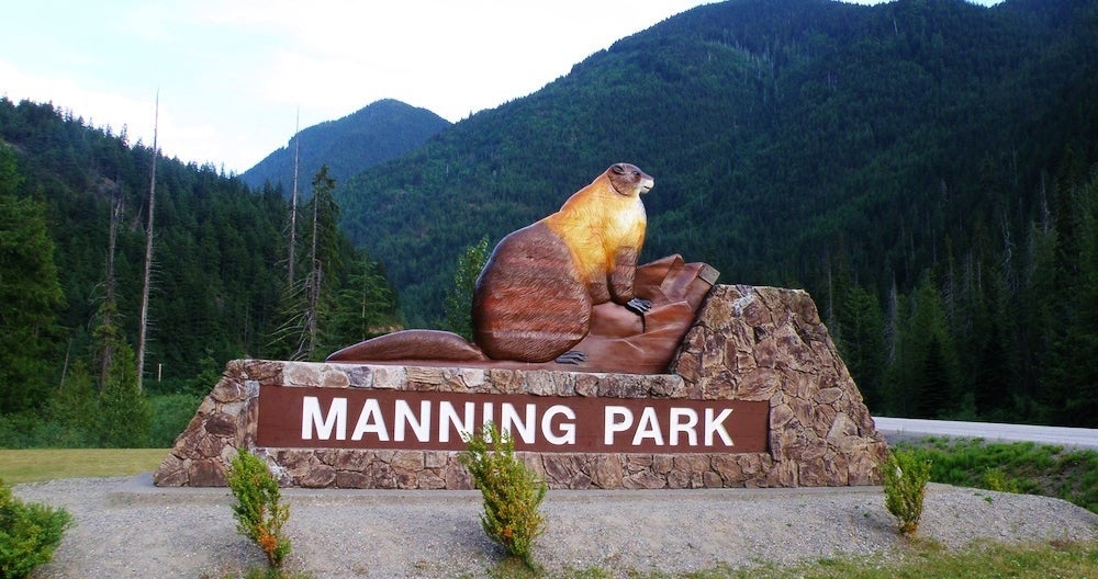 Manning Park West Entrance