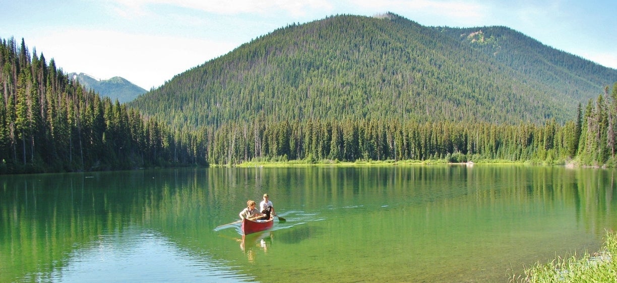 Canoeing at Manning Provincial Park