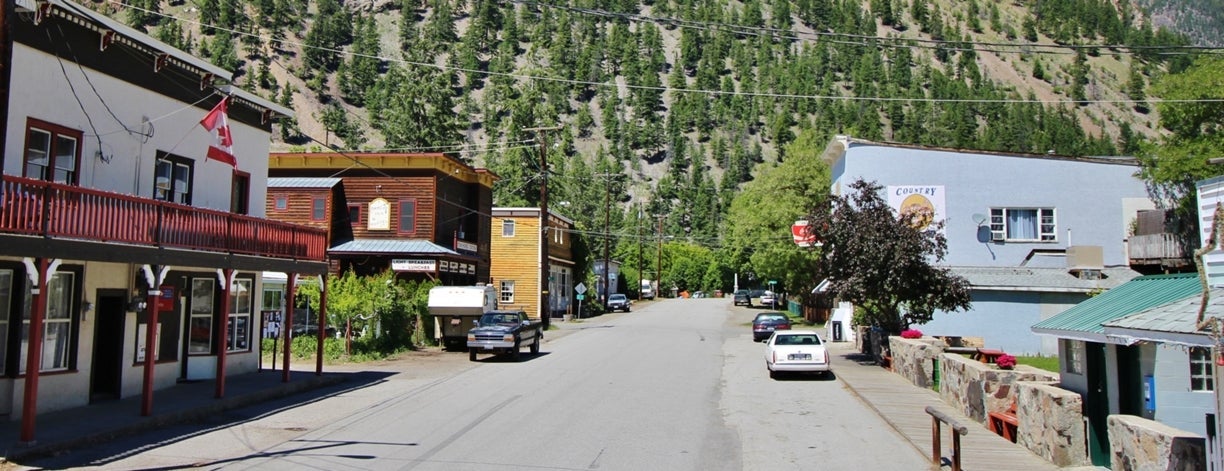 Hedley General Store and main street